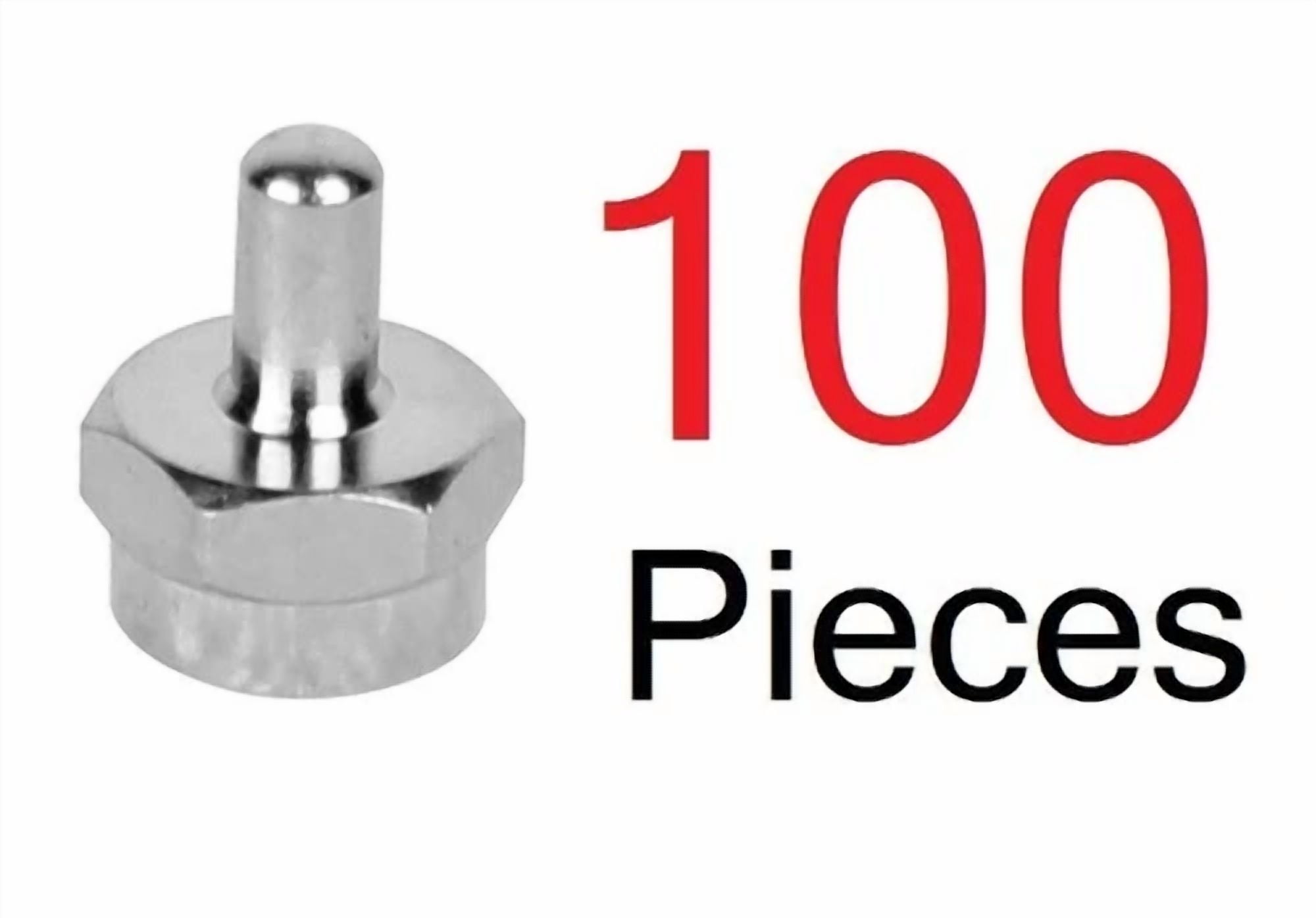 OPAL- 100 Pcs Coax Male Terminator Caps Lot Cable Tv End Catv Splitter ...