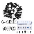 thumbnail image 1 of OPAL- 100Pc Car Push Pin Rivet Bumper Door Trim Retainer Clip Fastener Accessories Kit, 1 of 6