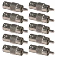 thumbnail image 1 of OPAL- 10X Bnc Female To Rca Male Cable Plug Coax/Coaxial Adapter Connector Cctv Camera, 1 of 2