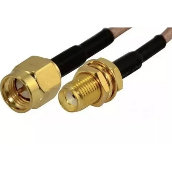 OPAL- 15 Feet Rg316 Sma Male To Sma Female With Washer And Nut, Ext. Coaxial Cable Usa