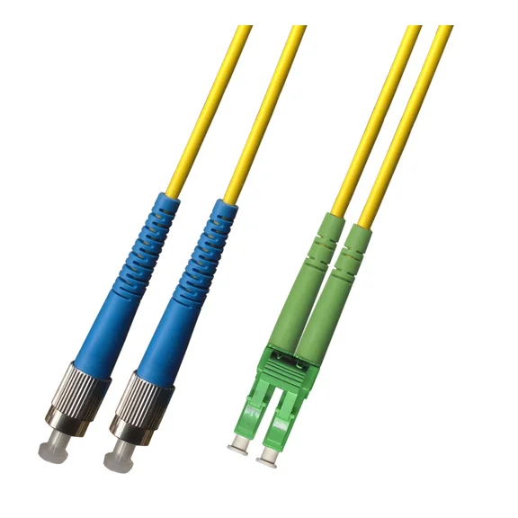 OPAL- 1M (3.28Ft) Os2 Fc/Upc To Lc/Apc Fiber Optic Cable Duplex Singlemode 9/125