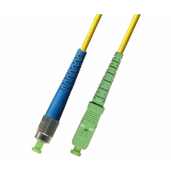 OPAL- 1M (3.28Ft) Os2 Fc/Upc To Sc/Apc Fiber Optic Cable Simplex Singlemode 9/125