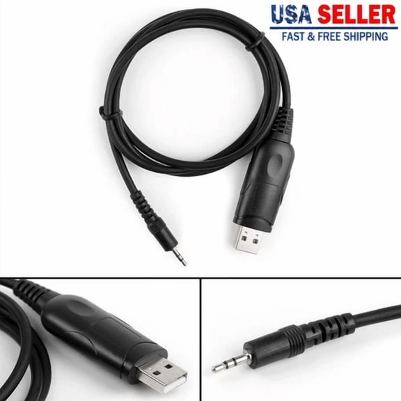 OPAL- 1Pc 2.5Mm Programming Cable Fit For Radio Mag One A8 Bpr40 Us