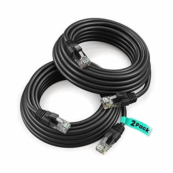 OPAL- 2 American Terminal Epc3Bk 3' Cat6 Patch Cablecat6A Ethernet Network Patch Cable