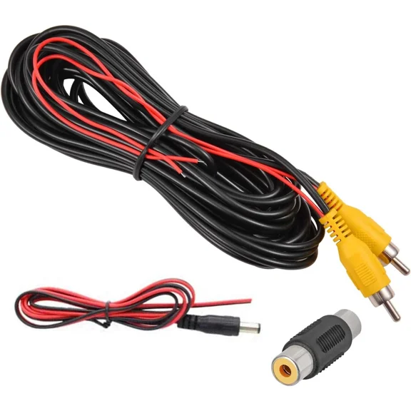 OPAL- 20' Car Video Rca Extension Cable Auto Rear View Backup Parking Camera Wire Cord