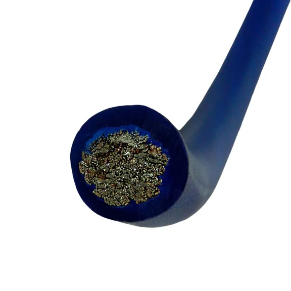 OPAL- 20 Ft True 4 Awg 4 Ga Flexible Power Ground Cable Blue Coat W/ Retail Package