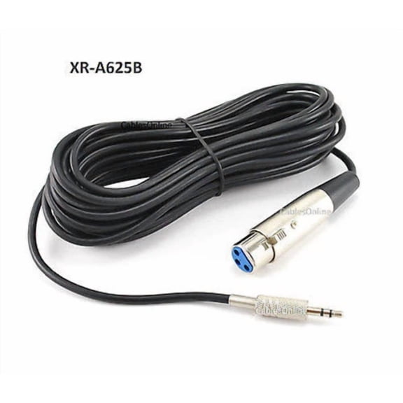 OPAL- 25Ft 3.5Mm Trs Plug To 3-Pin Xlr Female Plug Balanced Audio Cable, Xr-A625B