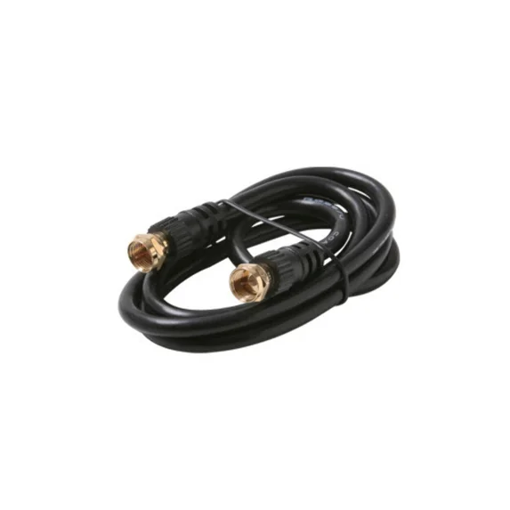 OPAL- 25Ft F-F Rg59 Patch Cable Gold Black
