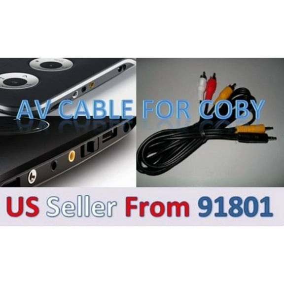 OPAL- 3.5Mm Av Cable For Coby Portable Dvd Player