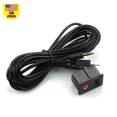 thumbnail image 1 of OPAL- 3.5Mm Car Boat Audio Usb Aux Adapter Dash Flush Mount Panel With 1.5M Cable B, 1 of 6