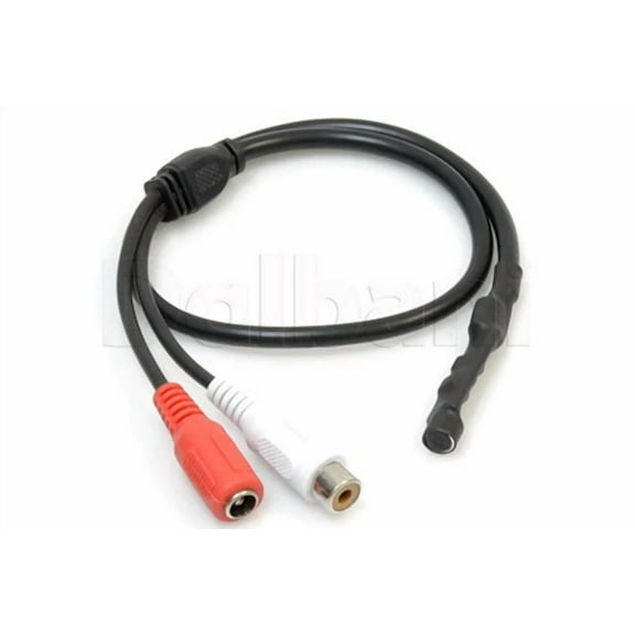 OPAL- 38-11-1002 12 V Dc Input Microphone 18Inch Cable For Cctv Camera