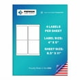 thumbnail image 1 of OPAL- 400 4" X 5" Self Adhesive Shipping Labels 4 Per Sheet 100 Sheets * 4 Up *, 1 of 2