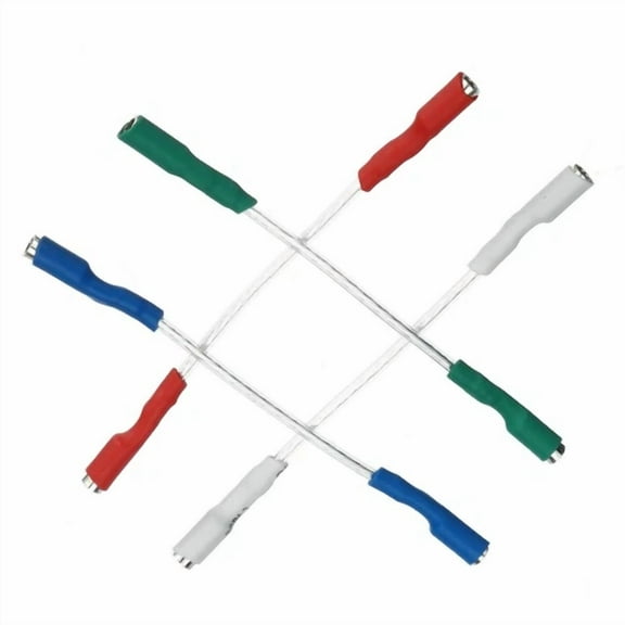 OPAL- 4Pcs 7N Headshell Wires Ofc Turntable Leads Phono Cartridge Cables Replacement E
