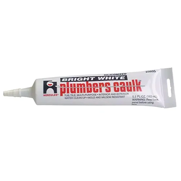 OPAL- 5.5 Oz. Bright White Plumber'S Caulk