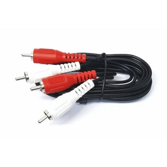 OPAL- 5-Ft Rca Red White Male To Male Component Cable Cord For Audio Stereo Receiver