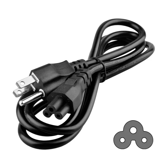 OPAL- 5Ft Ac Power Cord Cable For Casio Xj-A155V Xj-S10 Xj-V1 Projector Wire Lead