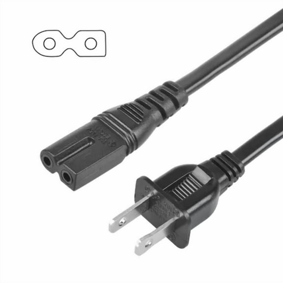 OPAL- 6Ft 2 Pin Ac Power Supply Cord Cable Lead Psu For Yamaha Clp-380 Clavinova Piano