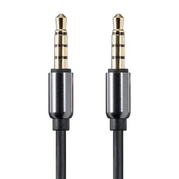 OPAL- 6Ft Auxiliary Aux 3.5Mm Trrs Male To Male Audio & Microphone Cable Gold Plated