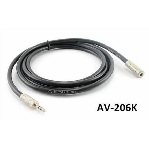 OPAL- 6Ft Pro 3.5Mm Stereo Male/Female Audio Extension Cable - Cablesonline Av-206K