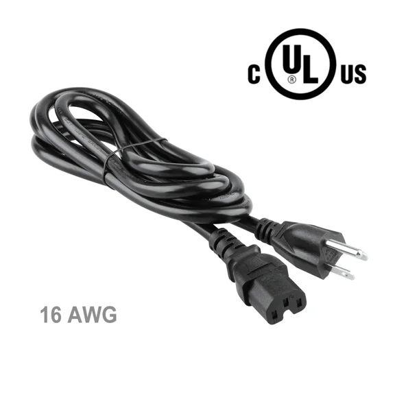 OPAL- 6Ft Ul 16Awg Power Cord For Dell Printer 2355Dn 2350Dn 1700N 1710 Supply Cable