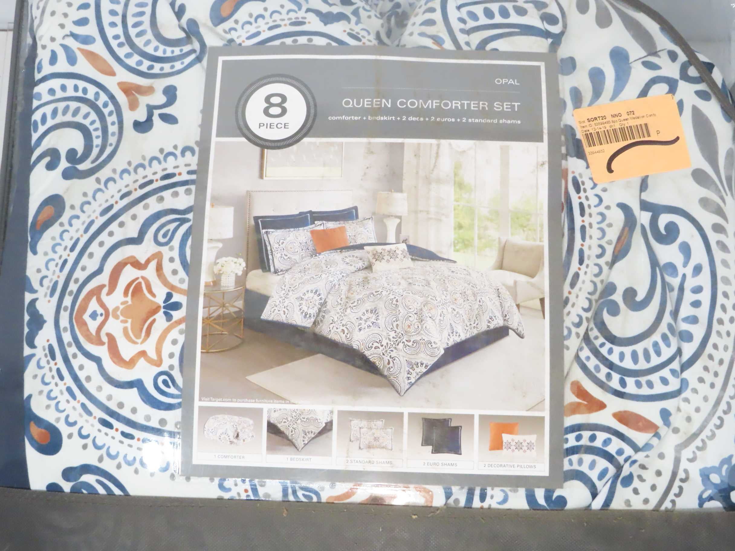 OPAL 8 Piece Comforter Set Queen