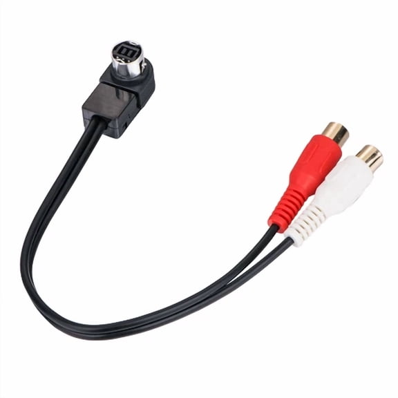 OPAL- Amz Aux Cable For Jvc Headunit Jlink To Aux Input Rca Audio Adapter 25Cm Long