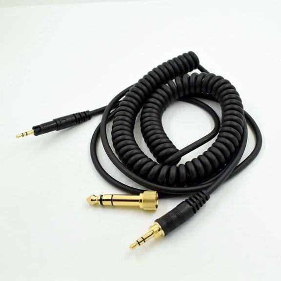 OPAL- Audio-Technica Hp-Cc Replacement Cable For Ath-M40X & Ath-M50X Headphones Black
