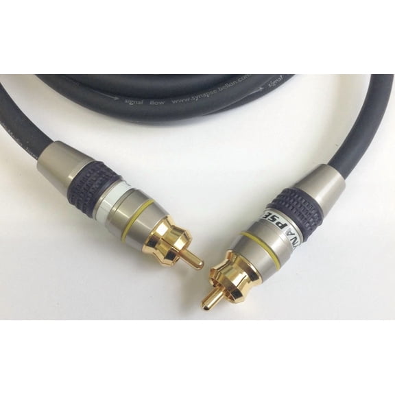 OPAL- Belkin Synapse 12Ft. Gold Plated Rca Jack Stereo Audio Patch Cable Interconnect