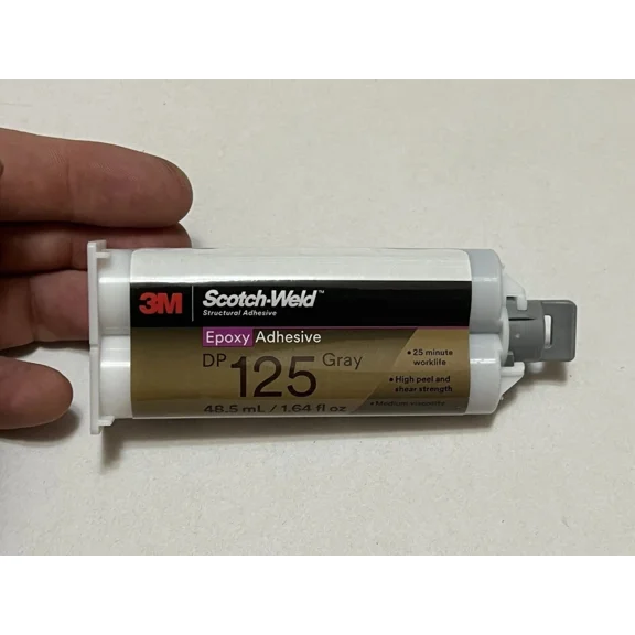 OPAL- Brand New 3M Scotch-Weld Epoxy Adhesive Dp125 Grey (Exp March 2024)