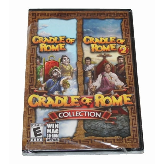 OPAL- Cradle Of Rome 1 & 2 Collection Puzzle And Match Pc Mac Cd-Rom Game