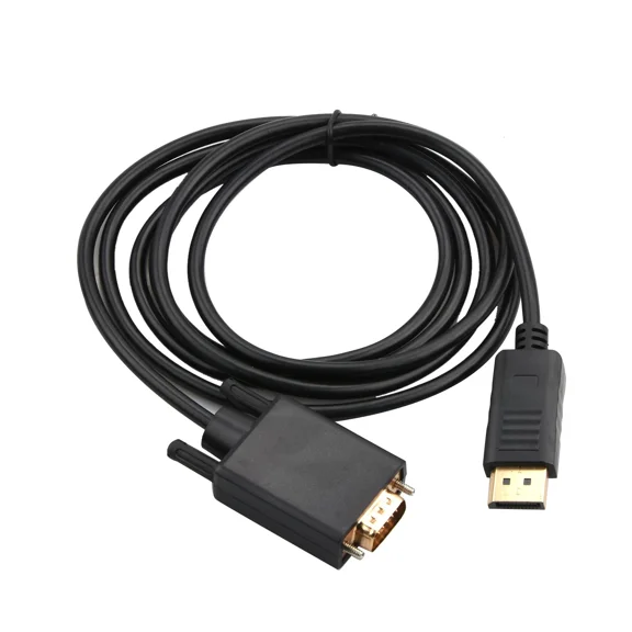 OPAL- Dp Display Port To Vga Converter Male To Male Gold-Plated Cord Adapter Cable D