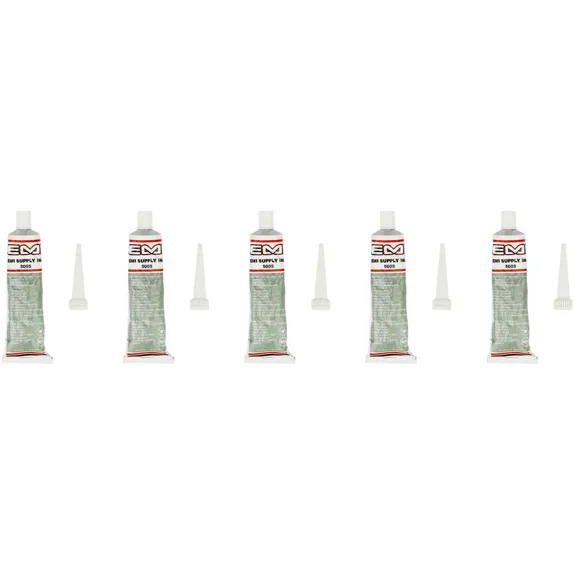 OPAL- Emi Supply Emi5005 Food Grade Silicone Sealant Rtv, Clear 2.8Oz Lot Of 5 Tubes