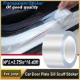 thumbnail image 1 of OPAL- For Toyota Car Door Plate Sill Scuff Cover Anti Scratch Decal Sticker Protectors, 1 of 6