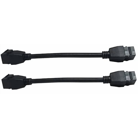 OPAL- Hd F/F Pigtail Extension Cable Coupler Keystone Dongle Jack 2 Pack