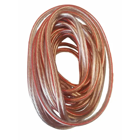 OPAL- Imc Audio 25' Feet 12 Ga Gauge Clear 2 Conductor Speaker Wire Audio Cable