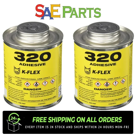 OPAL- K-Flex 800-320-Ptb Amber 320 Fast Tack Contact Adhesive *2 Pack*