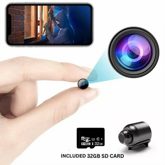 OPAL- Mini Camera Wifi Night Vision 1080P Hd Camera Security For Home Car With Sd Card