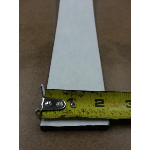 OPAL- Neoprene Rubber Roll 3/32"X2"X10Ft Psa Adhesive One Side.