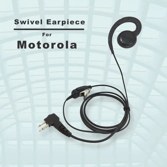 OPAL- Ptt Mic Swivel Earpiece For Motorola Radios Cp110 Cp200 Cls1110 Cls1410 Rdm2070D