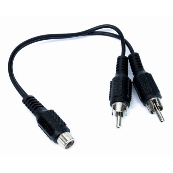 OPAL- Rca 1 Female To 2 Dual Rca Splitter Adpter Converter Cable