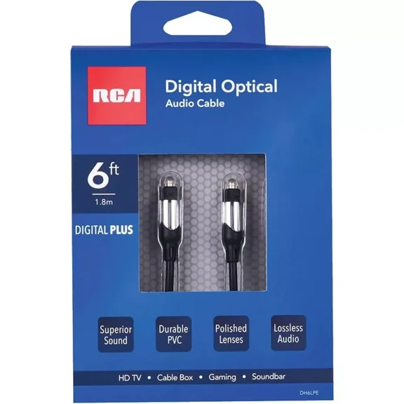 OPAL- Rca 6 Ft. Digital Optical Audio Cable