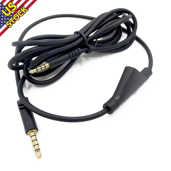 OPAL- Replacement Audio Cable Cord Volume Control For Astro A10 A40 Gaming Headset 2M