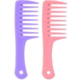 thumbnail image 1 of OPALESQUE 2 Pcs Mini Comb Travel Comb Small Wide Tooth Comb Mini Wide Tooth Comb Travel-Size Detangling Combs Portable Plastic Combs for Styling Curly, Long, Wet Hair, 1 of 7