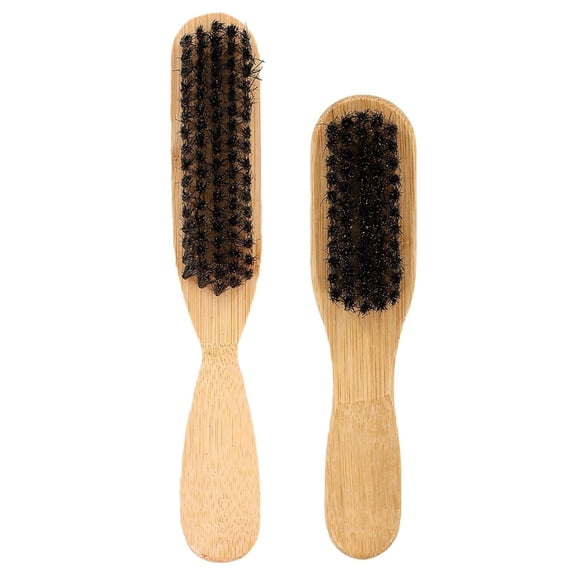 OPALESQUE 2 Pcs Slick Back Hair Brush Edge Brushes, Mini Slick Back Brush Soft Bristles, Restore Shine, for Edges and Backcombing, Combing, Smoothing Hair