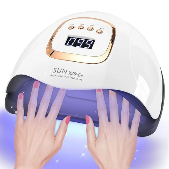 OPALESQUE 380W UV LED Nail Lamp, Professional Nail Dryer Gel Polish Light with 81 Beads, UV Nail Light With 4 Timer Settings, Nail Polish Curing Gel LED Dryer With Automatic Sensor