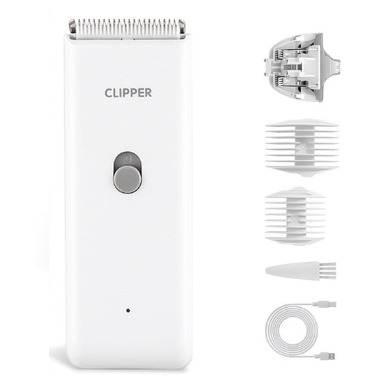 OPALESQUE Dog Cat Home Hair Waterproof Clipper Portable Electric USB Rechargeable Pet Grooming Tools Low Noise Shaver Cordless Trimmer for Small and Large Pets 13*4.5*3cm