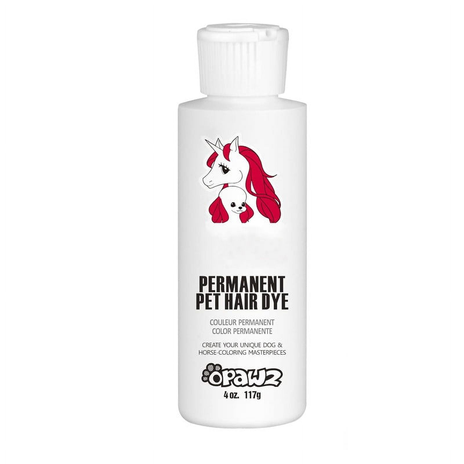 OPAWZ Permanent Dog Hair Dye, Pet Hair Dye Safely Used by Grooming ...