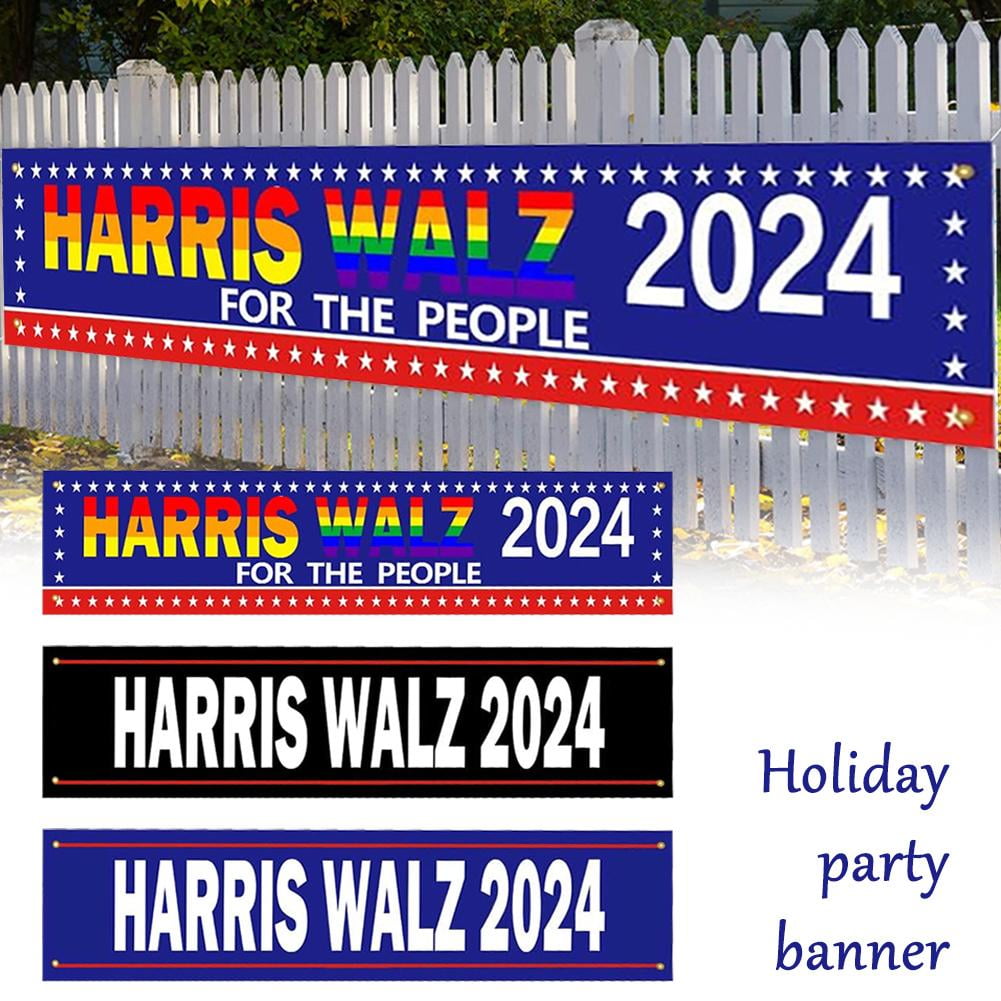 OPDBN 984ft x 164ft Large Kamala Harris Tim Walz 2024 President Banner