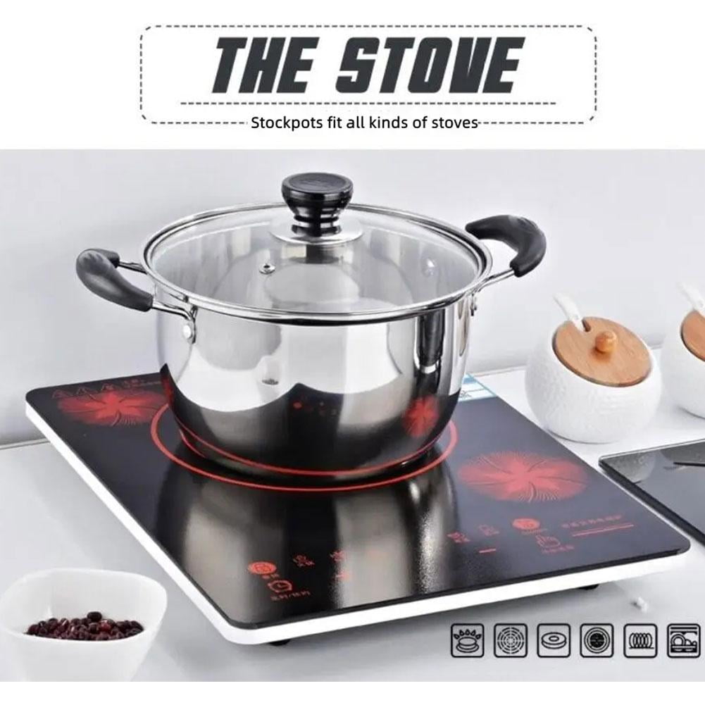OPDBN Saucepan Set Stainless Steel Non Stick Induction New Sets Pan Pots Saucepan