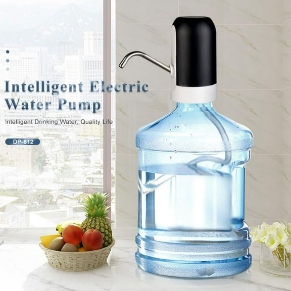 OPDBN Black Barreled Water Pump Electric Household Mineral Water Dispenser Large Barrel Pure Water Press Automatic Water Dispenser Water Press
